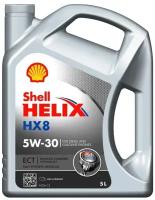 Синтетическое моторное масло SHELL Helix HX8 ECT 5W-30, 5 л