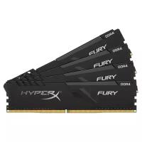 Оперативная память HyperX Fury 64 ГБ (16 ГБ x 4 шт.) DDR4 2400 МГц DIMM CL15 HX424C15FB3K4/64