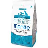 Monge Speciality Hypoallergenic гипоаллергенный корм с лососем и тунцом для взрослых собак всех пород 2,5 кг