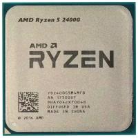 CPU AMD Ryzen 5 2400G OEM (YD2400C5M4MFB){3.9GHz, 4MB, 65W, AM4, RX Vega Graphics}