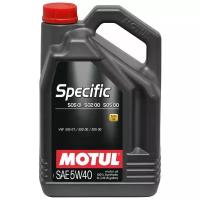 Моторное масло Motul Specific 502 00 505 00 505 01 5W40 5 л