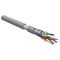 Кабель витая пара Hyperline F/UTP, категория 5e, 4 пары (24 AWG), одножильный (solid), экран - фольга, LSZH, серый