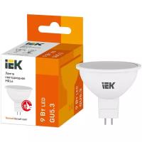 Светодиодная лампа Iek MR16 софит 9Вт 230В 3000К GU5.3 LLE-MR16-9-230-30-GU5