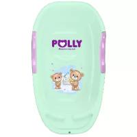 Детская ванна Полимербыт Polly с аппликацией (цвет ручек в ассортименте)