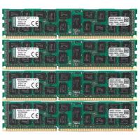 Оперативная память Kingston 64 ГБ (16 ГБ x 4 шт.) DDR3 1333 МГц DIMM CL9