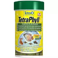 Корм для травоядных рыб Tetra Phyll Flakes 100 мл, хлопья