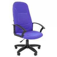 Компьютерное кресло EasyChair 671 TC для руководителя, обивка: текстиль, цвет: синий