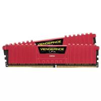 Оперативная память Corsair DDR4 16Gb (2x8Gb) 3200MHz pc-25600 Vengeance LPX Red (CMK16GX4M2B3200C16R)