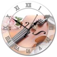 Настенные часы Династия (33x4 см) Скрипка 01-027