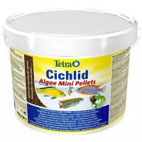 Корм для аквариумных рыб Tetra Cichlid Algae Pellets Mini 10 л (шарики мелкие)