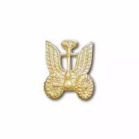 Эмблема ( Знак ) Петличная ( Петлица ) Автомобильных Войск СССР ( обр. 1969 г. ) Золотая (Золотистый / Усики)