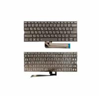 Keyboard / Клавиатура для ноутбука Lenovo Yoga 530-14IKB, 530-14IKB, 730-13IKB, 730-13IWL, 730-15IKB, 730-15IWL серые кнопки с подсветкой