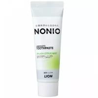 LION "Nonio" Зубная паста отбеливающего и освежающего действия с мятно-цитрусовым вкусом, 130г