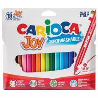 Carioca Фломастеры "Joy" (40555), разноцветный, 18 шт