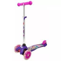 Детский 3-колесный самокат 1 TOY Т15436Д Enchantimals, фиолетовый/розовый