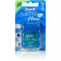 Вощеная мятная лента Oral-B Satin Floss, 25 м