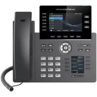 IP-телефон Grandstream GRP2616, 6 SIP аккаунтов, 4,3 цветной дисплей 480x272, конференция на 3 абонента, поддержка EHS, Wi-Fi и Bluetooth