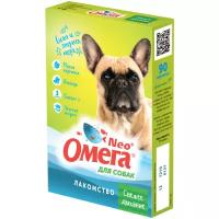 Витамины Омега Neo + Свежее дыхание для собак, 90 таб. х 1 уп