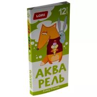 LORI Акварель Funny Friend (Ааф-003), 12 цв., разноцветный