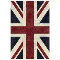 Ковер из вискозы и хлопка Royal Palace 14793 6010 Британский Флаг C бахромой 1.35 x 1.95 м