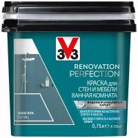 Краска для стен и мебели ванная комната RENOVATION PERFECTION-НИАГАРА-.750 л
