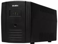 Источник бесперебойного питания SVEN Pro 1000, 1000VA (720W), 3 евророзетки, 2 розетки RJ45, SV-013868