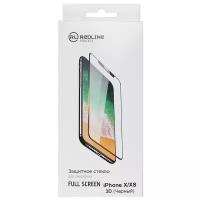 Защитный экран Red Line iPhone X/XS (5.8") Full Screen (3D) tempered glass черный