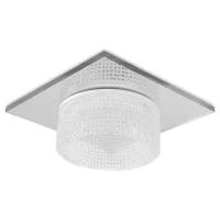 Встраиваемый точечный светильник TN355 CH/CL хром/прозрачный GU5.3+3W (LED WHITE) 95*95*45