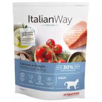 Корм для стерилизованных кошек Italian Way с лососем, с сельдью 400 г