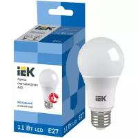 Лампа светодиодная LED IEK Шар, E27, A60, 11 Вт, 6500 K, холодный свет