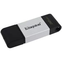 Флешка Kingston DataTraveler 80 32 GB, черный/серебристый