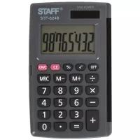 Калькулятор карманный STAFF STF-6248, черный