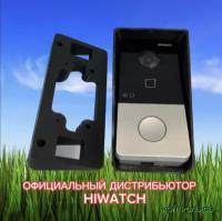 Комплект V2 козырек + уголок для вызывной панели домофона Hikvision HiWatch (черный)(универсальный угол)