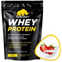 Протеин сывороточный PRIMEKRAFT Whey Protein, Клубничный йогурт 900 г / 30 порций