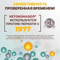 Шампунь против перхоти Лошадиная Сила лечебный с Кетоконазолом, 250 мл