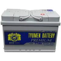 Автомобильный аккумулятор TYUMEN BATTERY PREMIUM 6СТ-77L 670А о.п