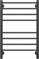 Полотенцесушитель электрический черный TERMINUS (Терминус) Сицилия П8 500х800 мм, диммер Quick Touch, гарантия 2 года