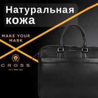 Сумка для документов Cross Renovar Black натуральная кожа