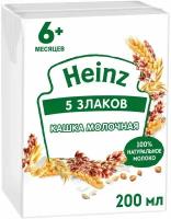 Каша 5 злаков молочная Heinz, с 6 месяцев