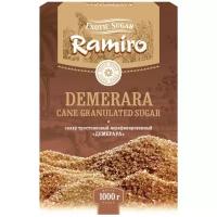 Сахар тростниковый коричневый Demerara / Демерара "Ramiro" нерафинированный песок 1000 г
