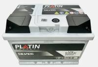 Аккумулятор автомобильный Platin Silver 65 Ач 650 A о. п. низкий SMF L2B 242х175х175