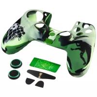 HAMA Защитный чехол для геймпада со сменными накладками Soccer для Sony Dualshock 4 (00054492)