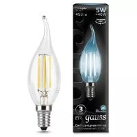 Лампа светодиодная gauss 104801205, E14, CA35, 5 Вт, 4100 К
