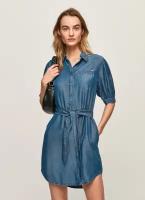 платье для женщин, Pepe Jeans London, модель: PL953290, цвет: синий, размер: 42(XS)