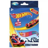 Пластилин Centrum 6 цветов, Hot Wheels (88618)