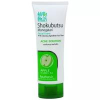 Shokubutsu Пенка для лица Acne Solution (Яблоко), 100 мл