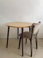Обеденный стол Сириус, массив, круглый, стол для кухни, стандартный