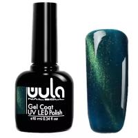 Гель-лак Wula nailsoul uv/cat-s eye/тон 601 сине-зеленый 10 мл