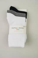 Носки Katia & Bony детские, 3 пары, размер 5-8, мультиколор