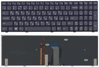 Клавиатура для ноутбука Lenovo Y500 Y500N Y500NT Y510P Y500NT-ISE черная с подсветкой